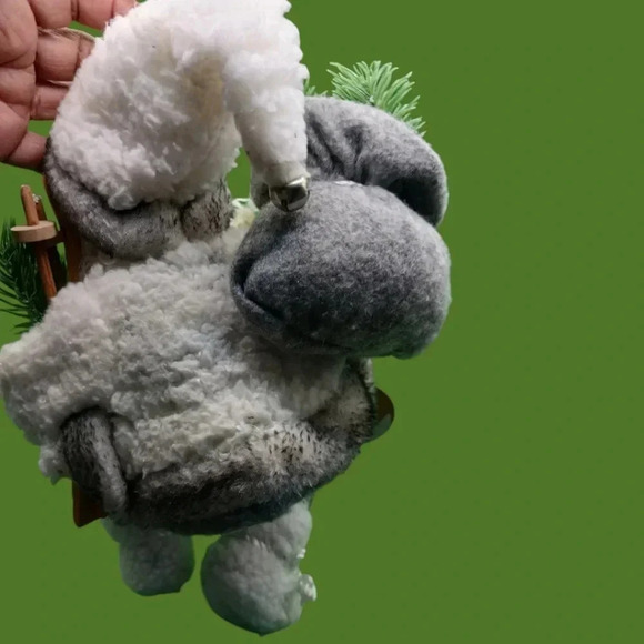 Arctic holiday  santa sitter silver & white color - Picture 2 of 10